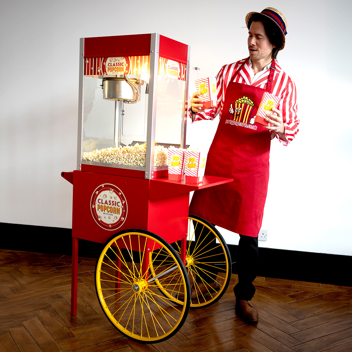 Traditional Popcorn Cart Day Hire